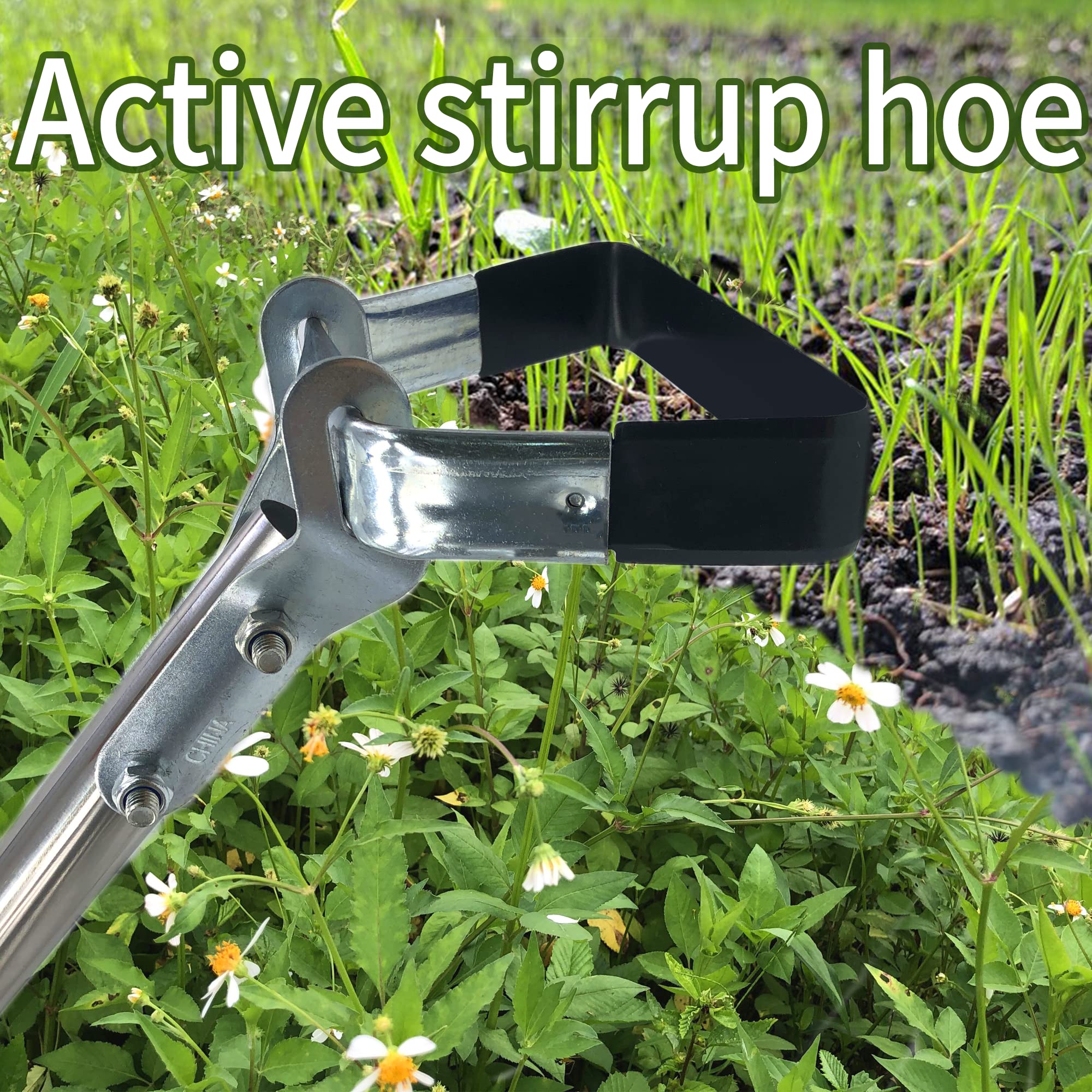 Ledombon hula hoe action smooths soil with minimal effort.