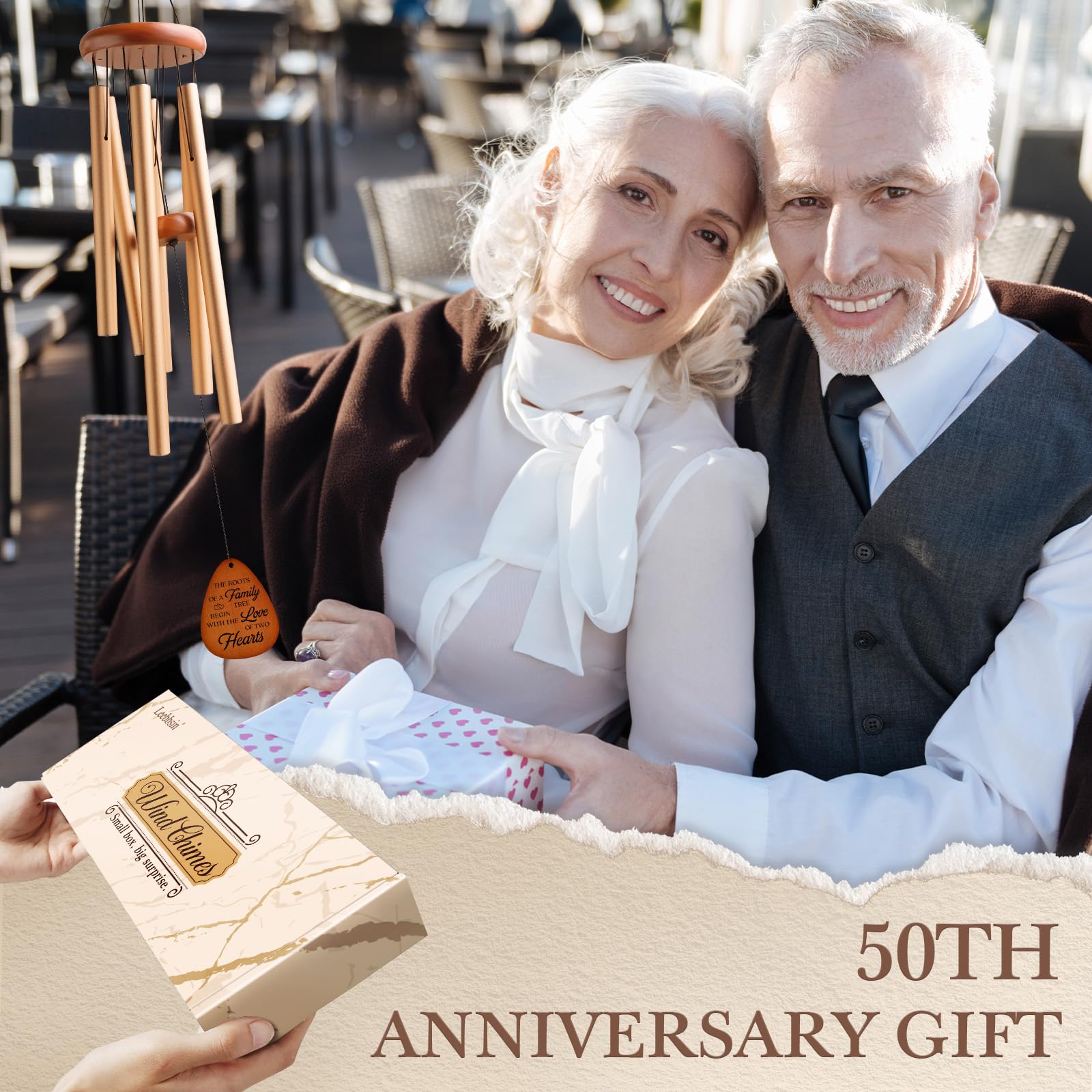 Leebbsin wind sail with engraved blessings for a meaningful milestone.