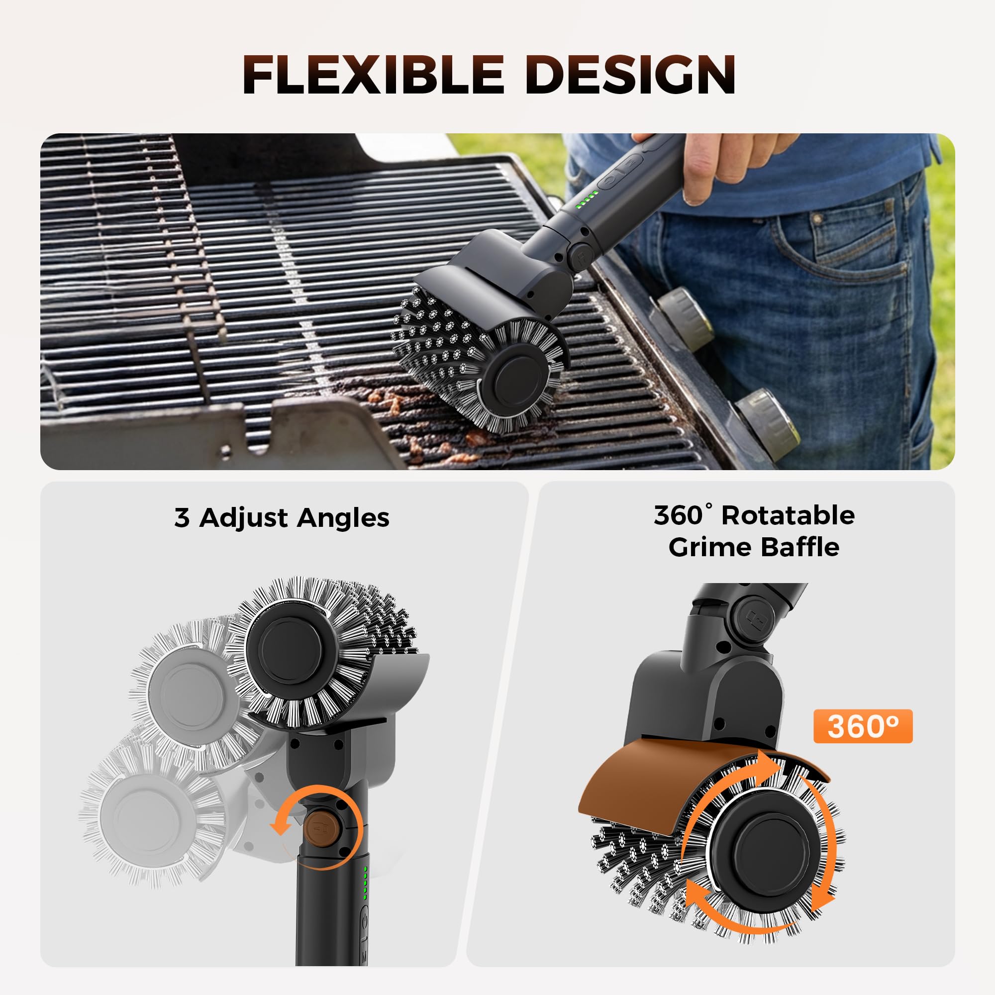 Leebein 150-minute runtime supports long grilling sessions without frequent recharges.