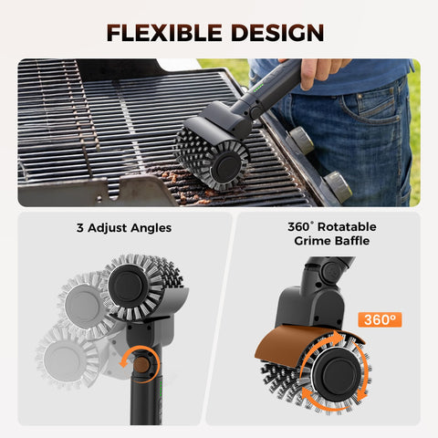 Leebein 150-minute runtime supports long grilling sessions without frequent recharges.