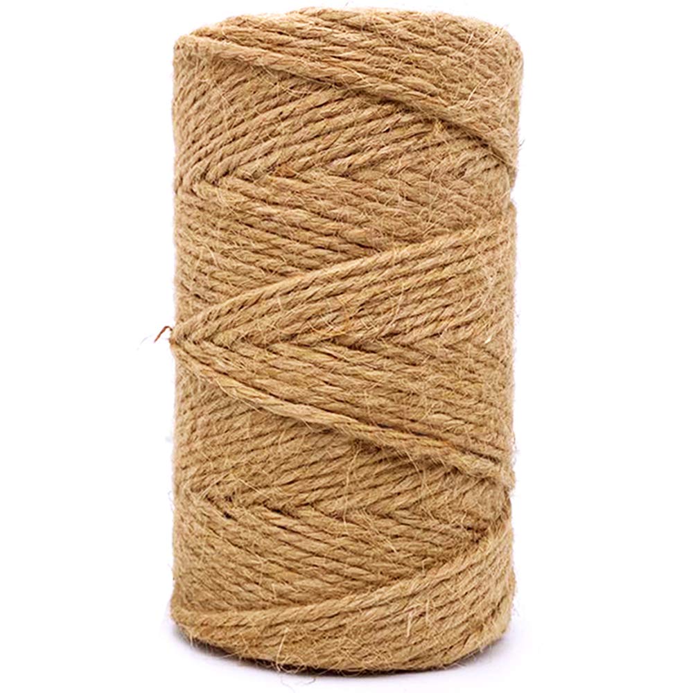 Leecogo jute twine 328ft brown for garden tying and reliable utility.