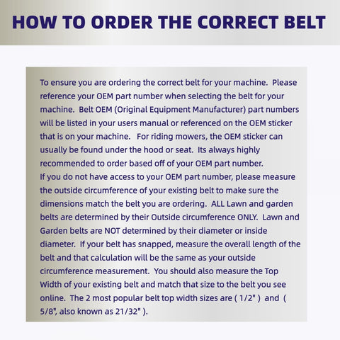 Leego belt ships with clear labeling for quick installation.
