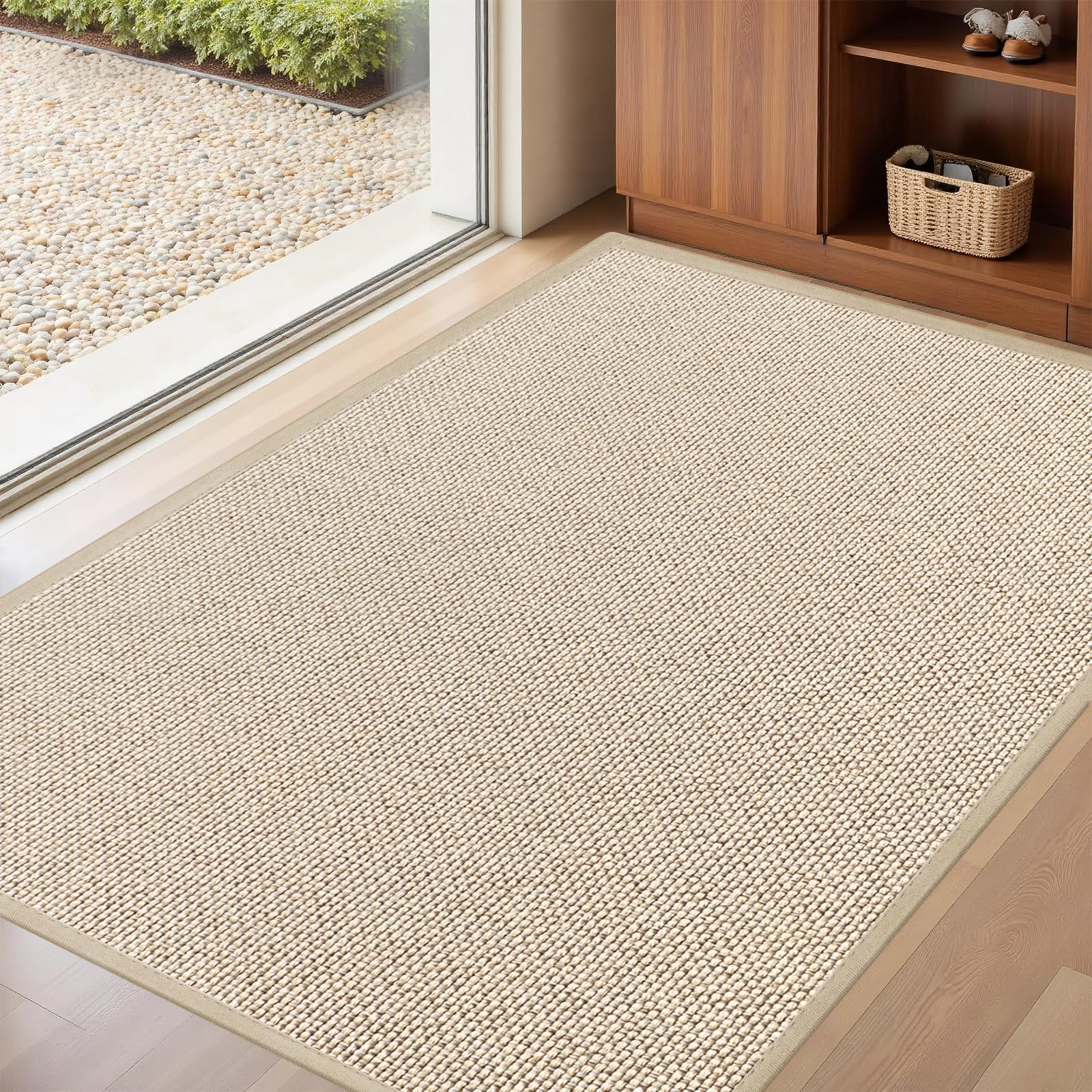 LEKEEPGO door mat 32x47 absorbent material traps moisture at your entry
