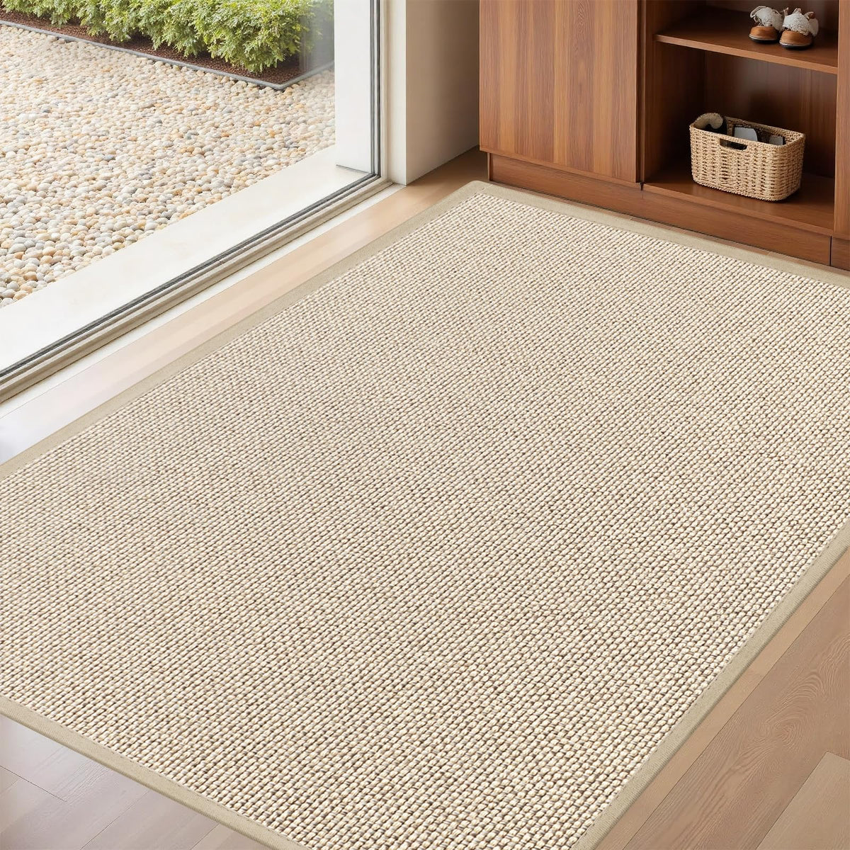 LEKEEPGO door mat 32x47 absorbent material traps moisture at your entry