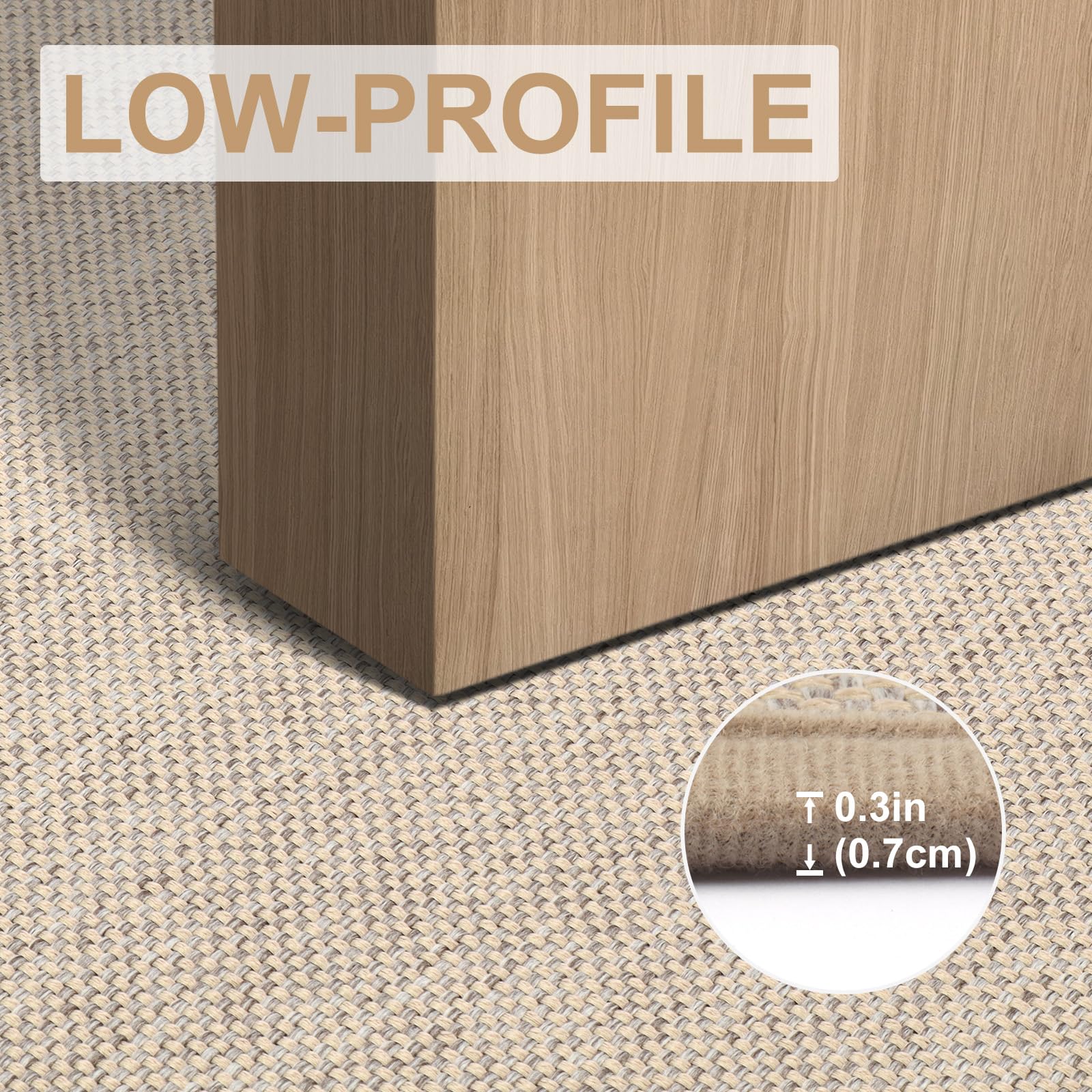 LEKEEPGO door mat 32x47 indoor entrance rug resists rain and mud