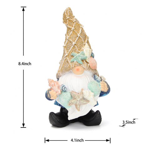Leekung Ocean Gnome with a blue body brightens shelves with coastal whimsy