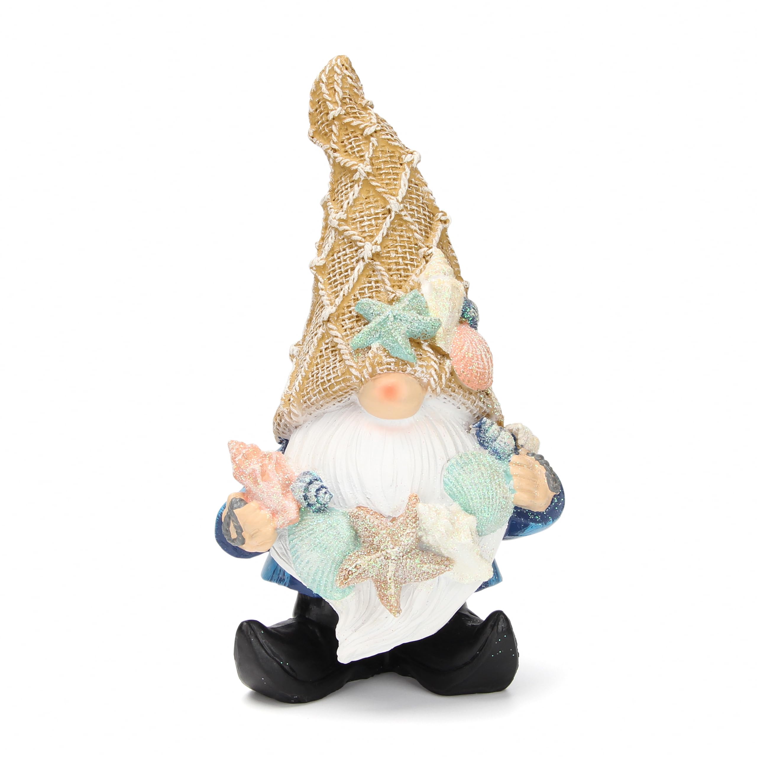 Leekung Ocean Gnome on indoor shelf adds coastal whimsy