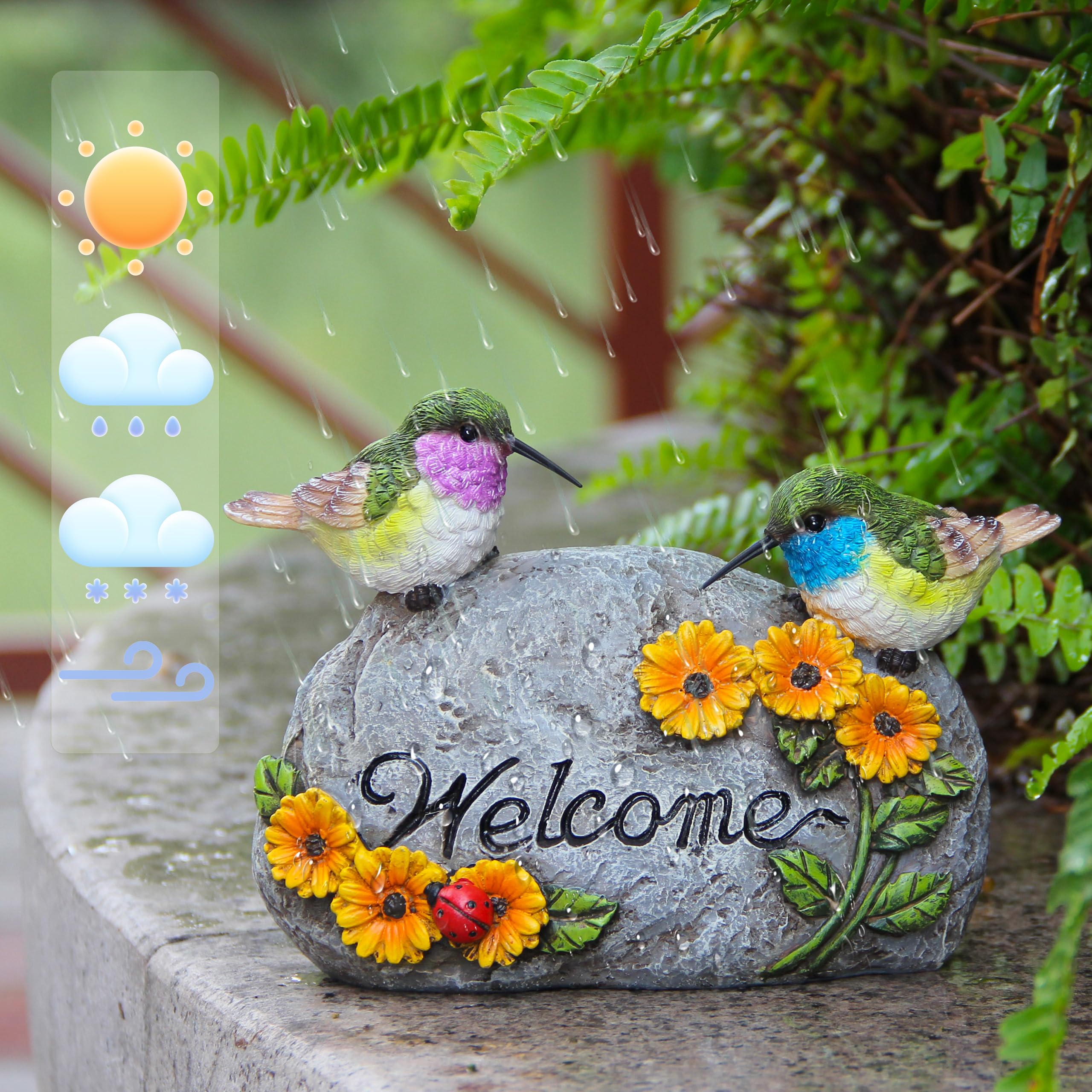 Indoor or outdoor display ready, great on tables, shelves, or porches.