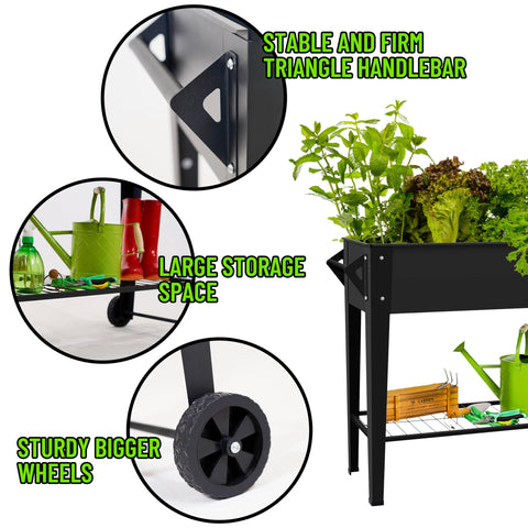 LEETOLLA Elevate anti-rust powder coating resists weather over years.