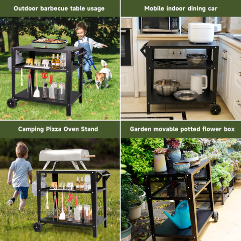 LEETOLLA rustproof carbon iron frame withstands outdoor use for years.
