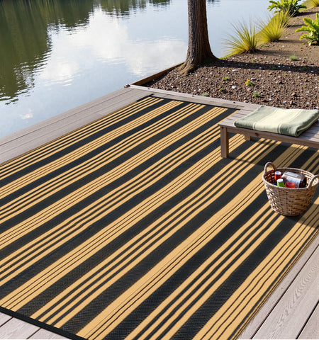 LEEVAN recyclable plastic straw material keeps rug lightweight.