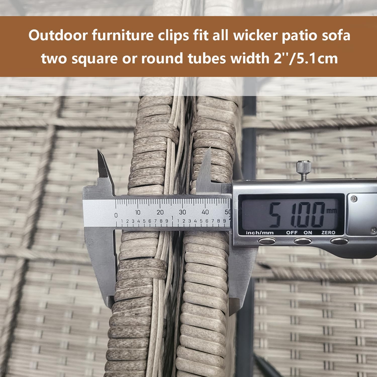 LeewooJardin all-weather clips prevent movement on windy patios
