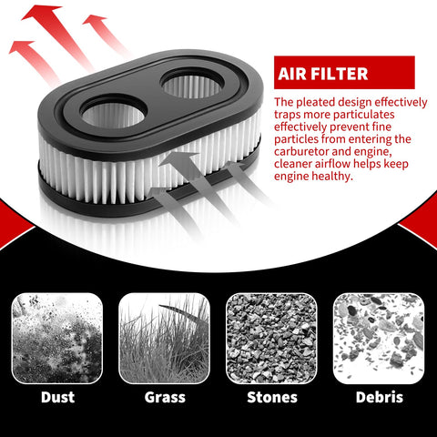 LEFITPA 593260 fuel filter protects carburetor from debris and clogs