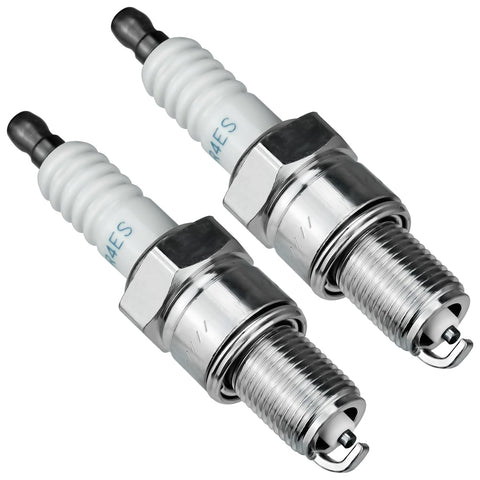 LEFITPA BPR4ES spark plug 2-pack for NGK lawn mower replacements.