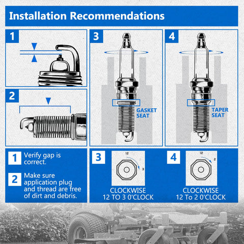 LEFITPA CS6 spark plug packaging keeps plugs ready for quick swap