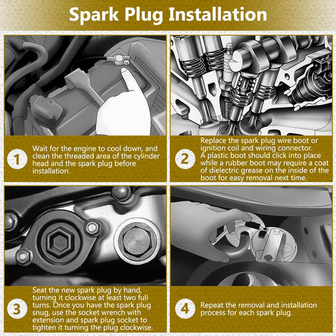 LEFITPA spark plug 89947 ensures dependable ignition in aging engines