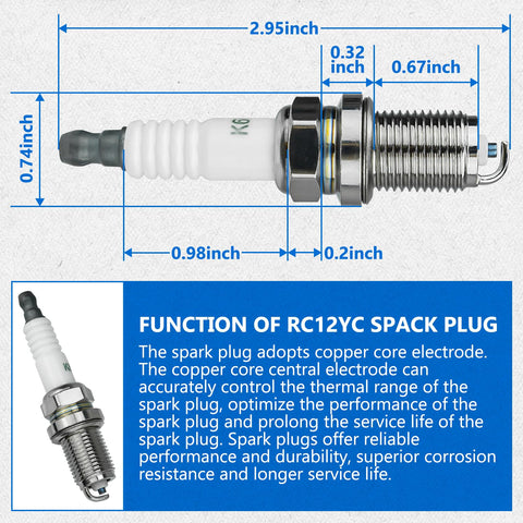 LEFITPA spark plug terminal close-up demonstrates clean contact for smooth mowing starts