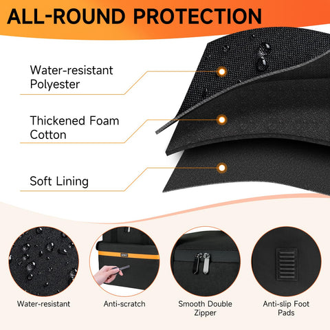 LEFOR·Z case for EcoFlow Delta 2 guards against dust and moisture on adventures.
