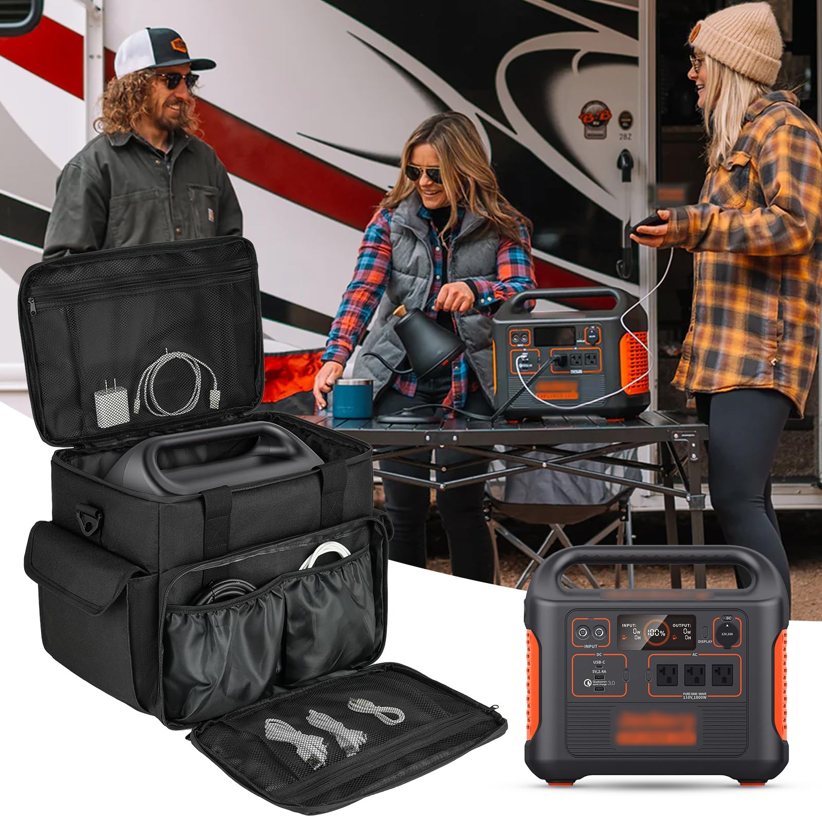LEFOR·Z padded handles and strap enable comfortable carry during trips.