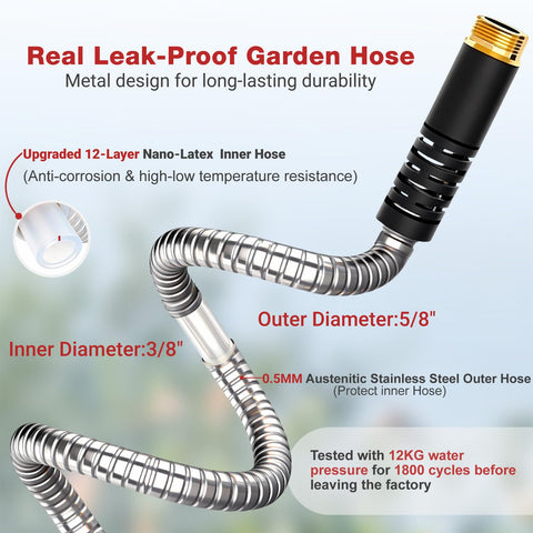 Lefree 3/4-inch brass connector ensures secure, leak-free taps.