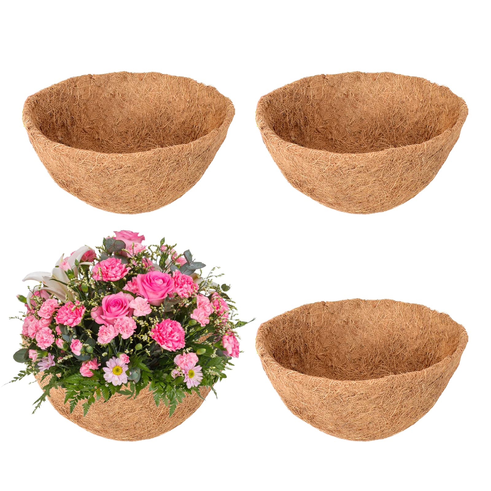 Legigo 14-inch round coco liner package improves airflow for healthy roots