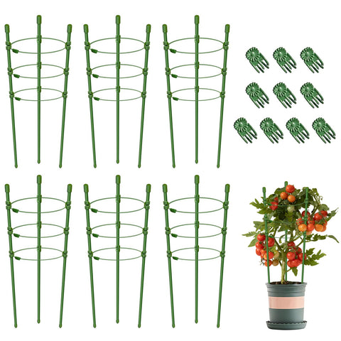 Legigo 18-inch plant cage side view with rust-resistant coating for balconies