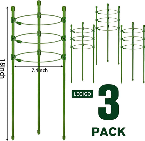 Legigo adjustable rings help plants grow upright with customizable hoop sizes.