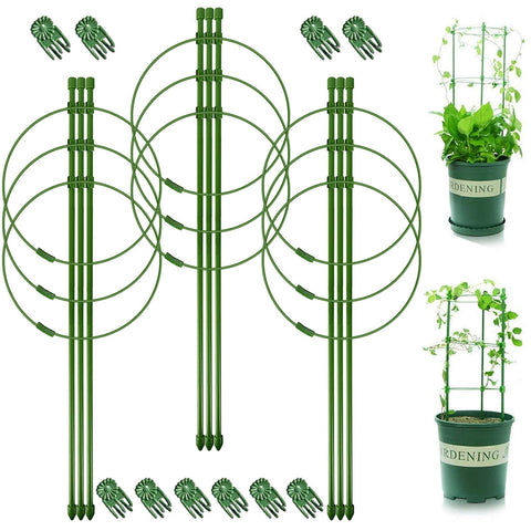 Legigo garden cages are reusable for seasons of sturdy support.