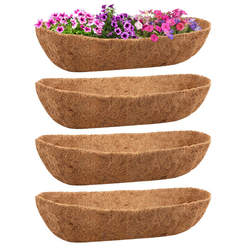 Legigo coconut liner for 30-inch window boxes enhances soil containment.