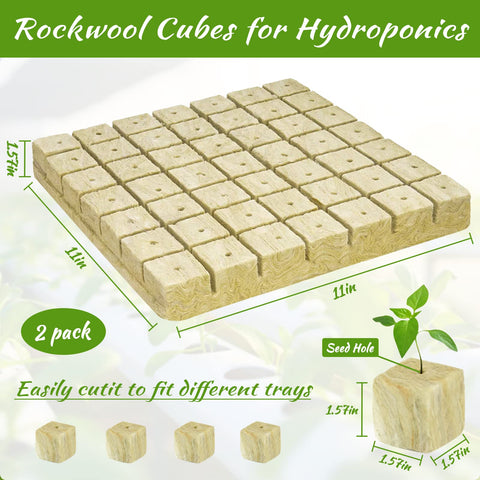 Legigo 98 plugs on two sheets, ideal starter for hydroponics.