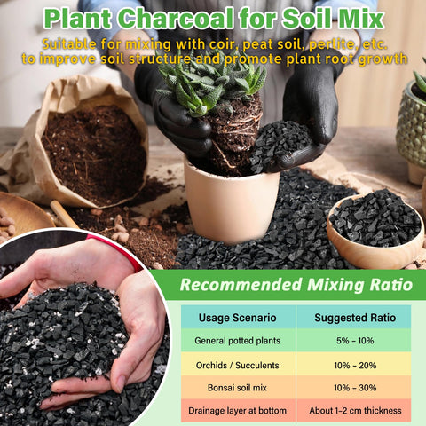 Legigo activated charcoal for roots supports healthy, airy substrates.