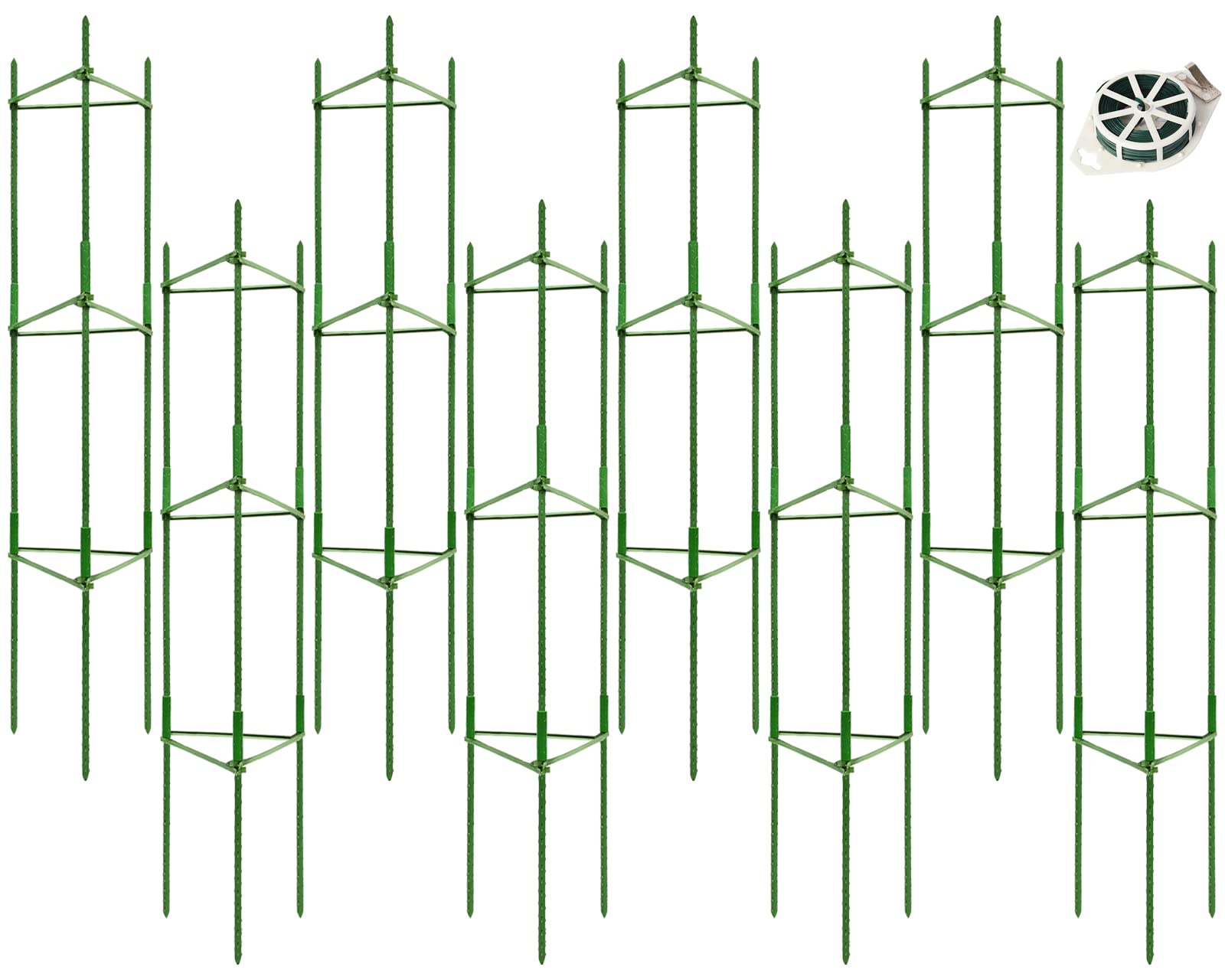 Legigo adjustable-height stakes adapt to plant growth stages