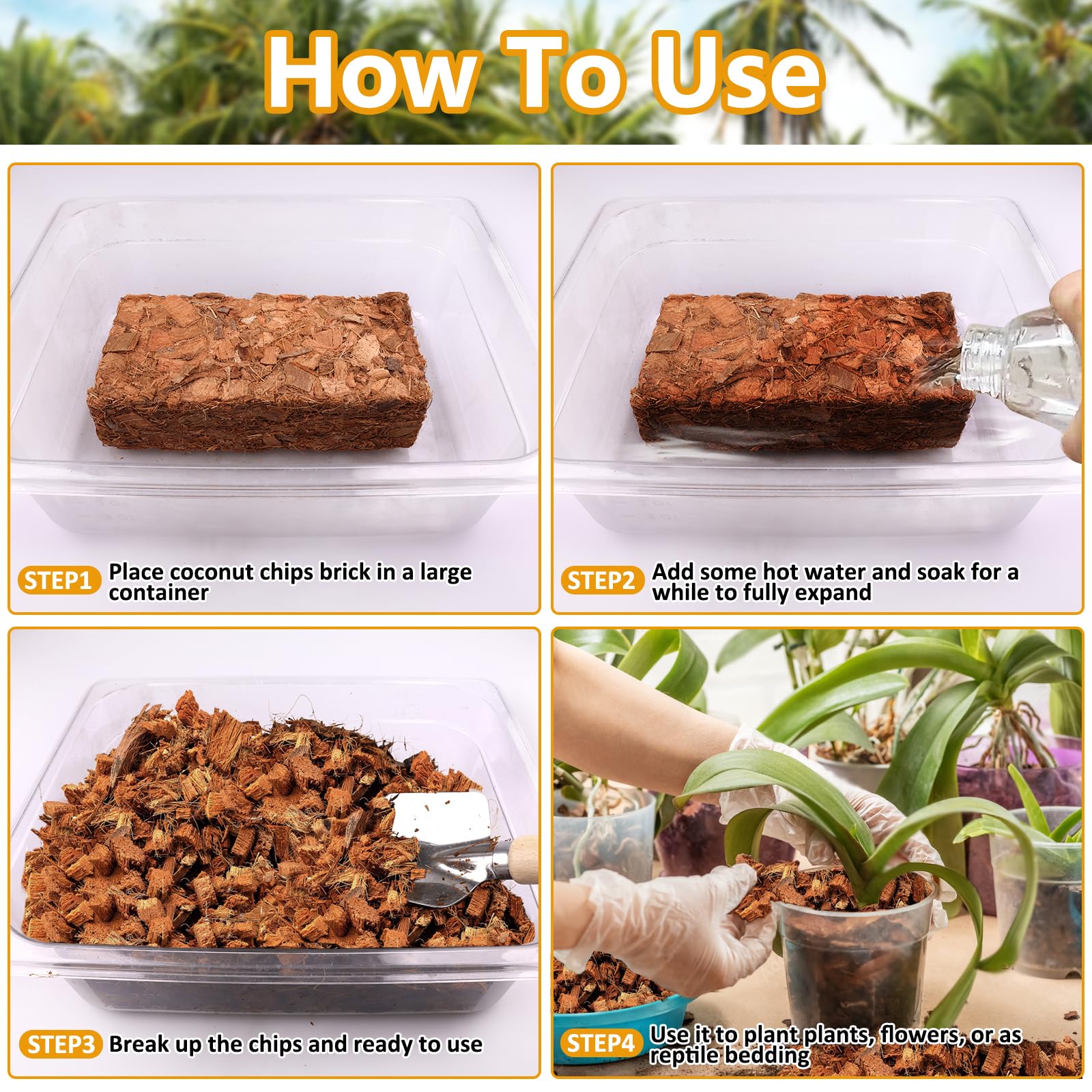 Legigo coco chips low EC and pH balanced profile for plant health