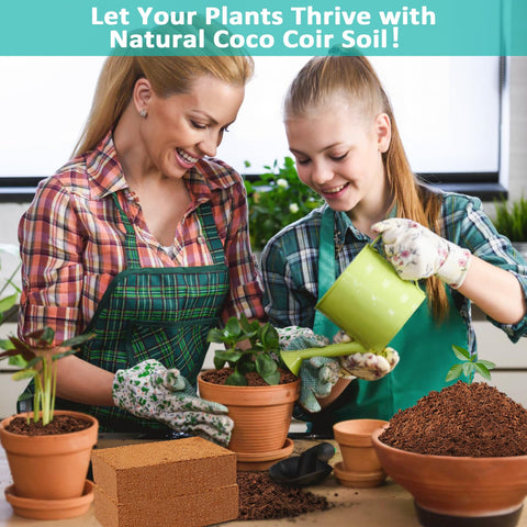 Legigo coco coir brick offers good drainage to prevent overwatering.