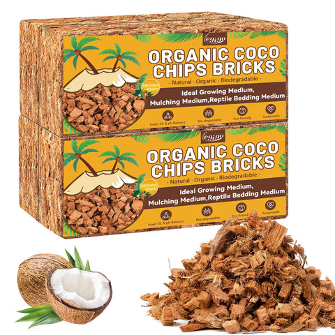 Legigo coco coir chips four-pack front view for versatile planting