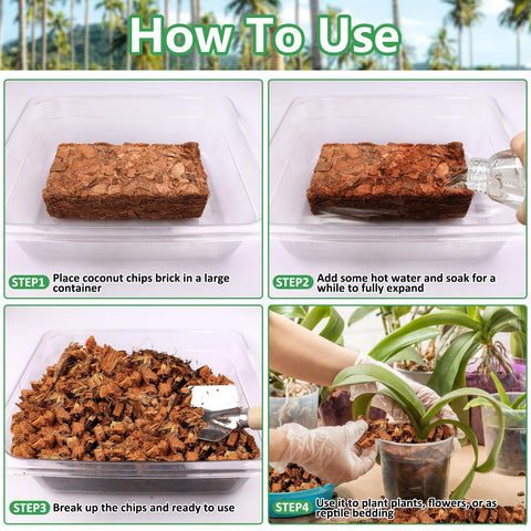 Legigo coco coir chips hydroponic substrate for soilless growing systems.