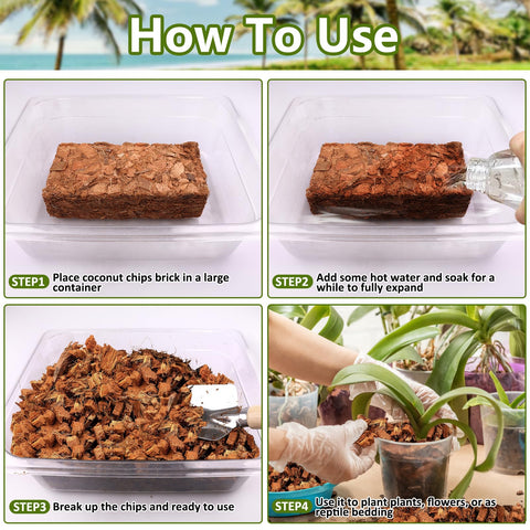 Legigo Coco Coir Chips as orchid substrate supporting root health