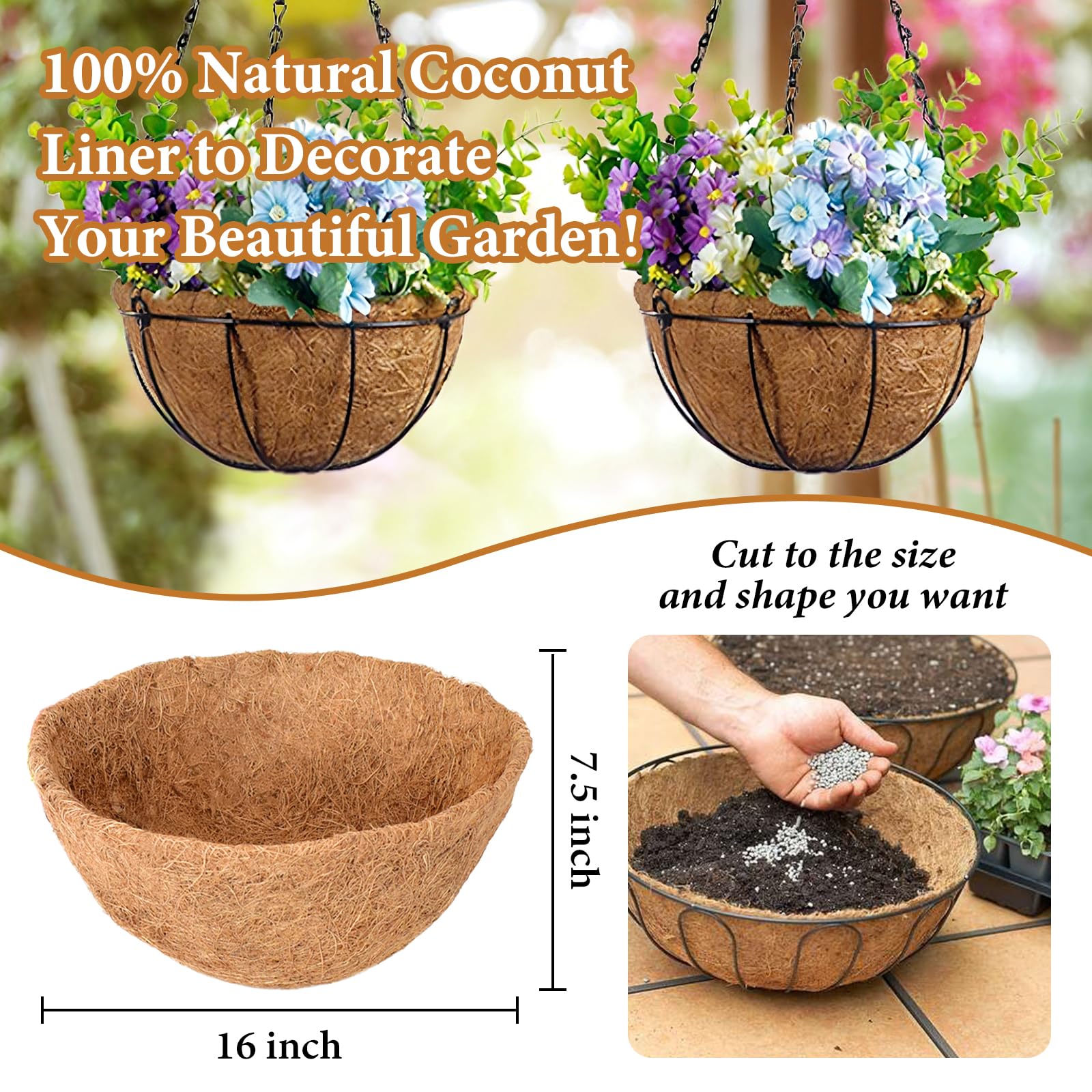 Legigo coconut fiber liners show natural airflow for healthier roots.