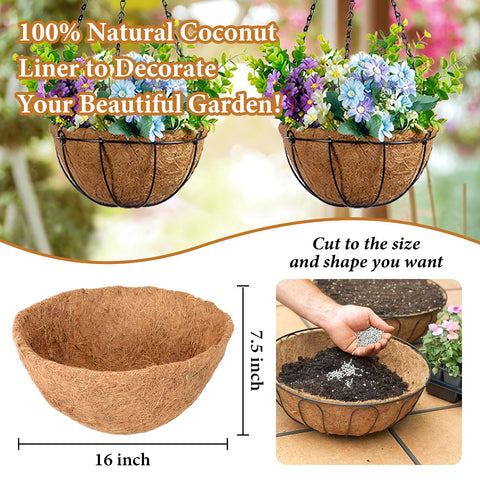 Legigo coconut fiber liners show natural airflow for healthier roots.