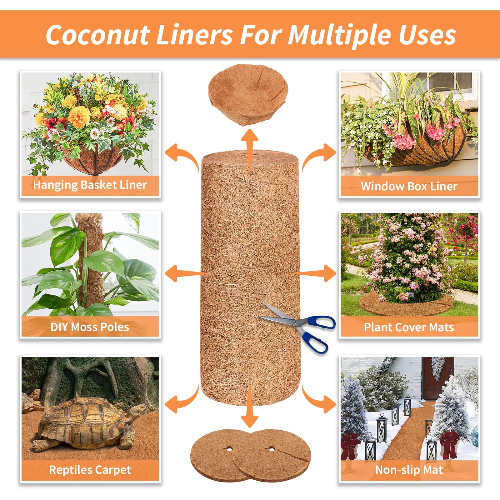 Legigo coconut liner supports drainage while keeping soil tidy in containers.