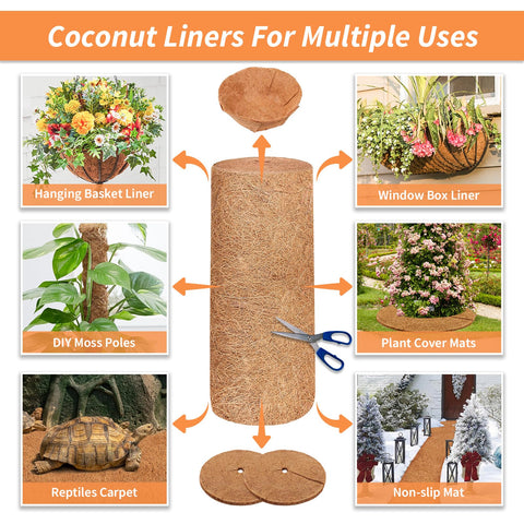 Legigo coconut liner supports drainage while keeping soil tidy in containers.