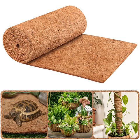 Legigo coconut liner roll 16x40 inches for soil retention in pots and planters.