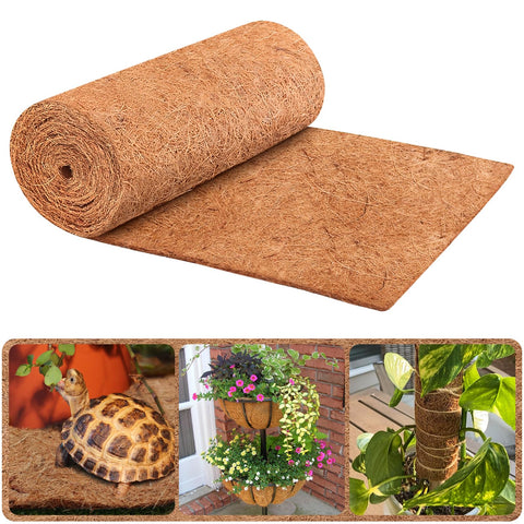 Legigo coco liner roll in a planter setup preserves soil and supports roots.