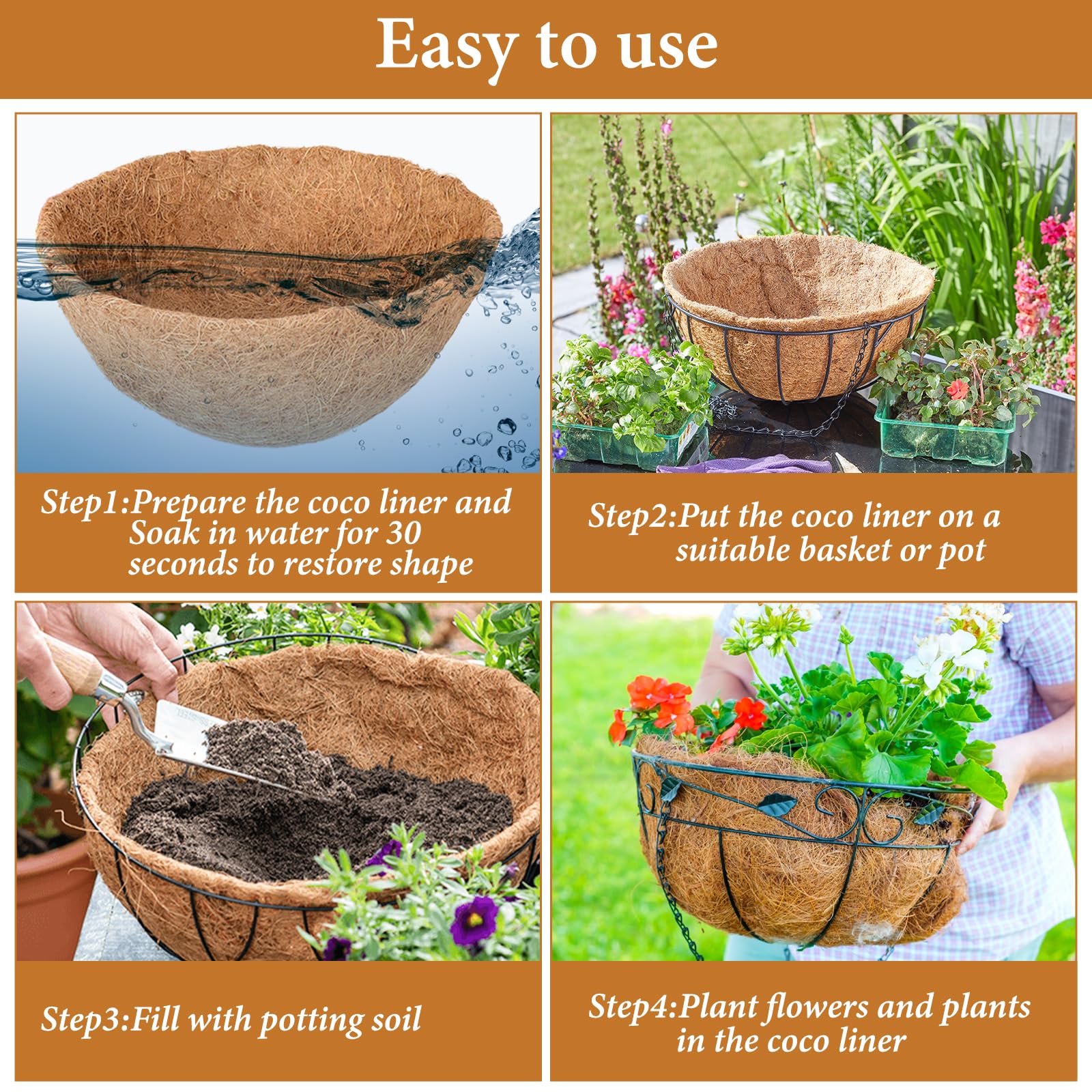 Legigo durable liner with moisture retention for thriving plants.