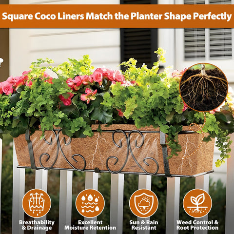 Legigo coco liner is easy to cut to size for any planter.