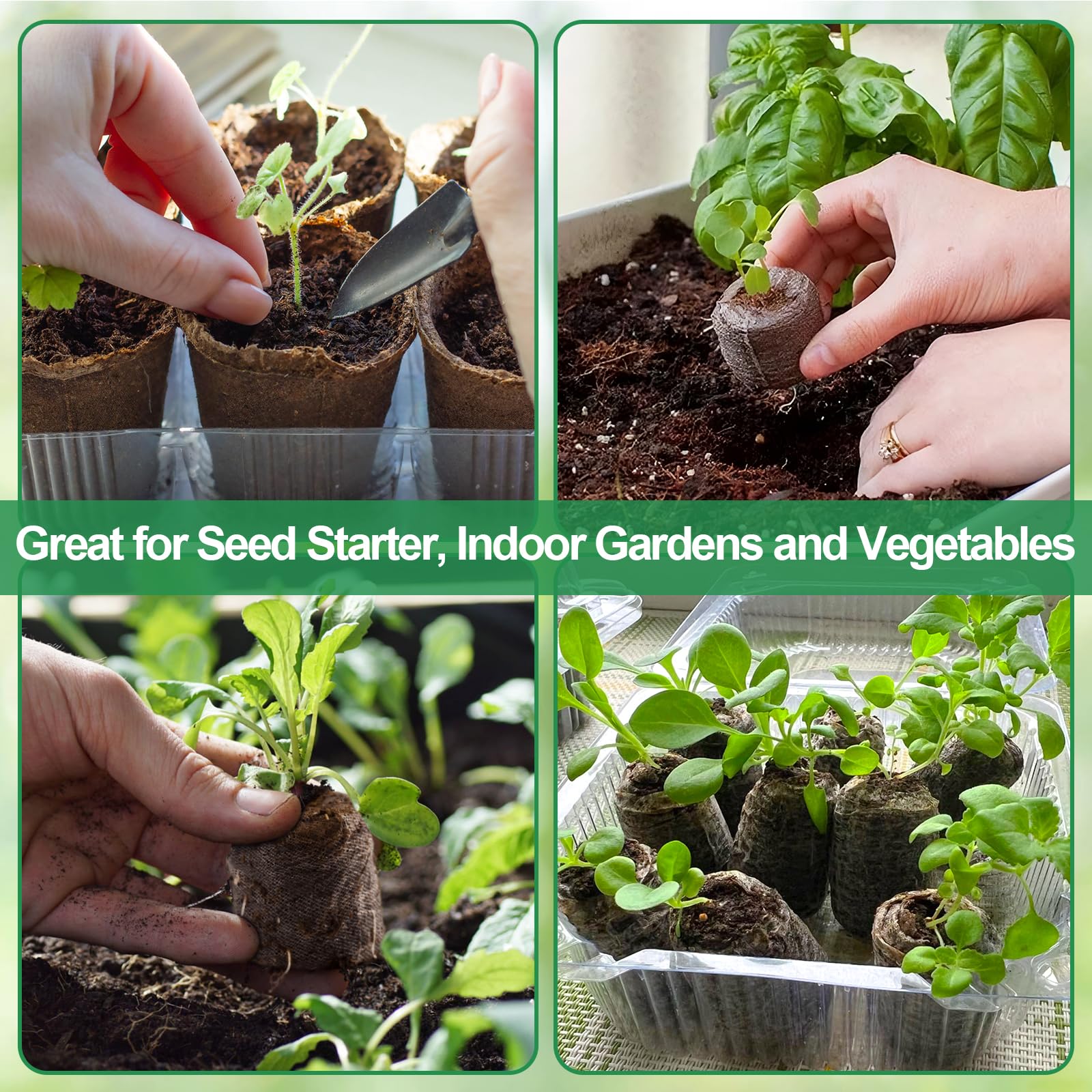 Legigo family gardening with pellets makes seed starting enjoyable.