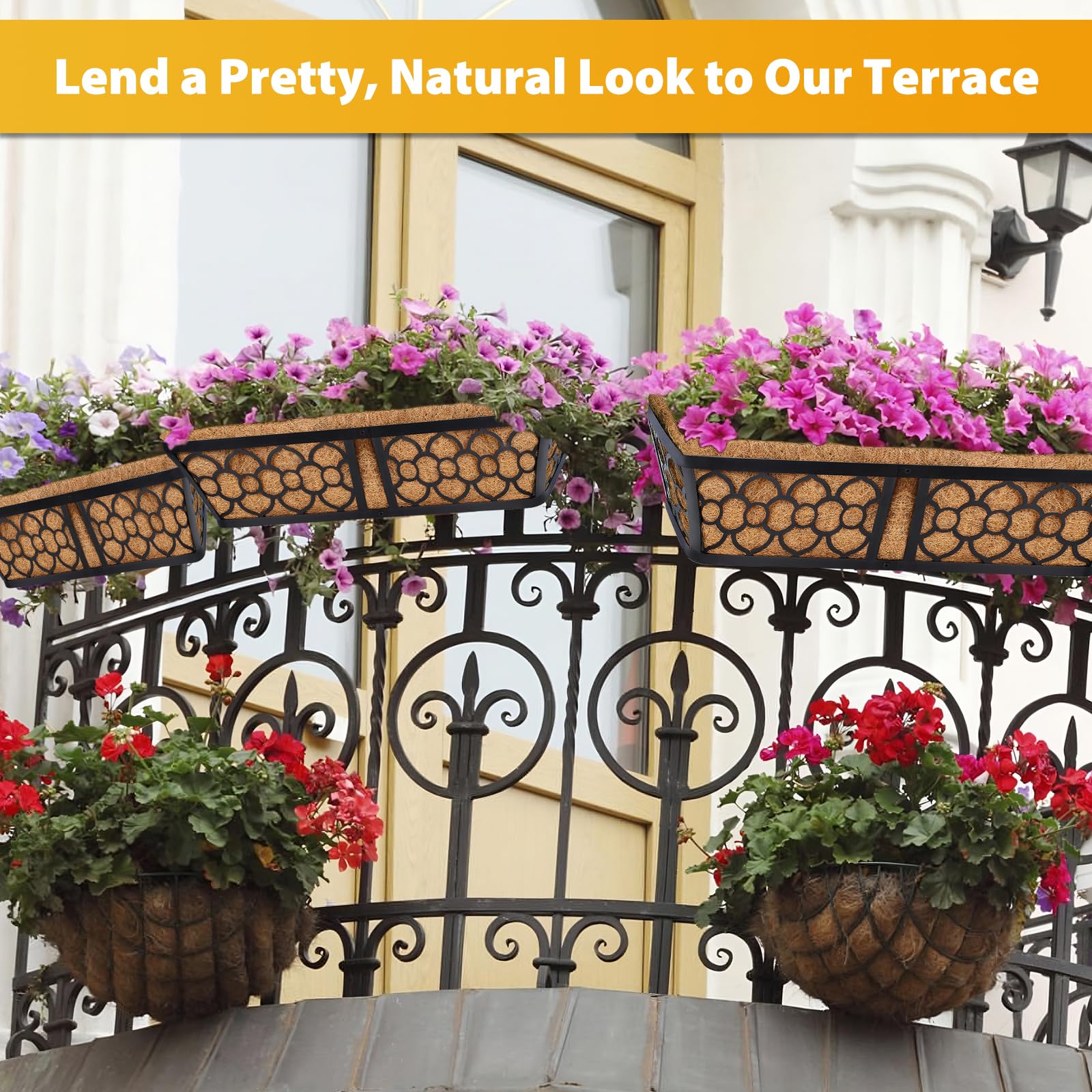 Legigo flower pot liner natural coir for versatile indoor and outdoor use