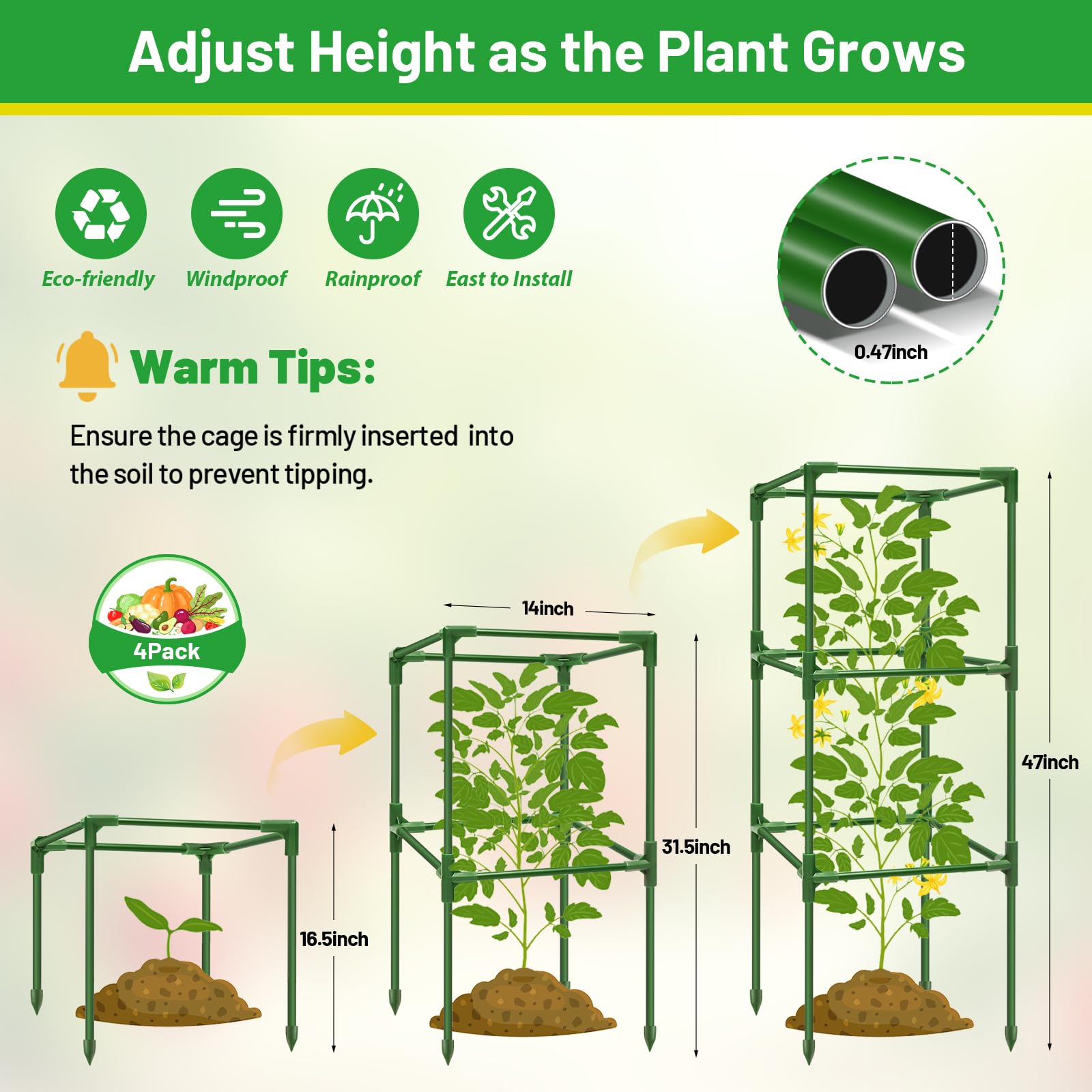 Legigo 17-gallon breathable grow bags for healthy root development.