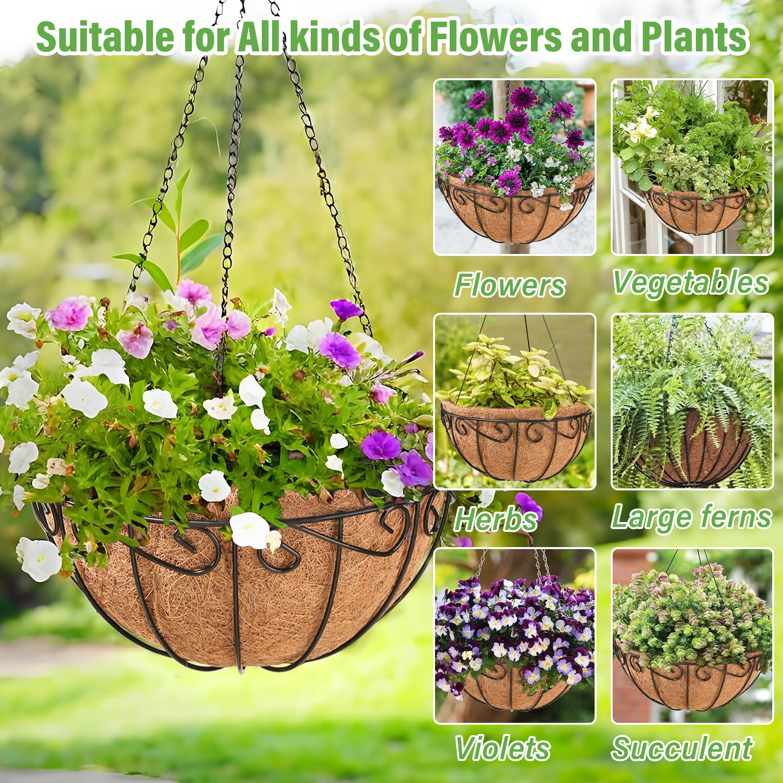 Legigo hanging basket design ideas for stylish garden decor