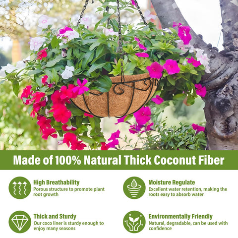 Legigo hanging basket on porch demonstrating easy hook setup